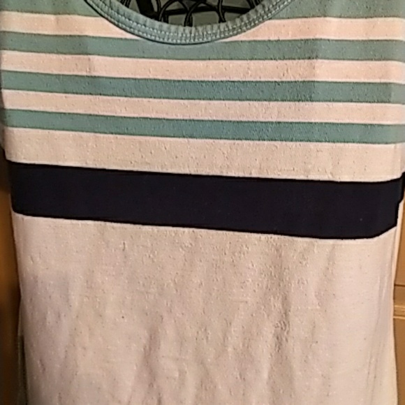 LuLaRoe womens top XS blue & white pre owned - Picture 5 of 7